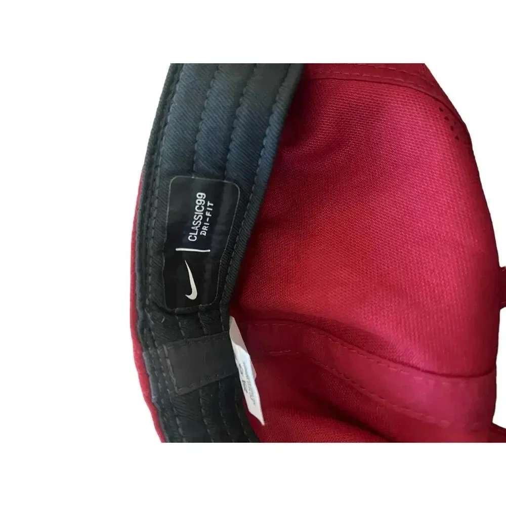Nike Stanford University Burgundy Cardinal Flex Maxim Athletic Fitted Cap